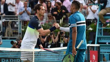 Murray no puede con Kyrgios en su vuelta a las pistas