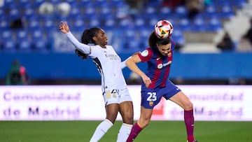 17/01/24 FUTBOL FEMENINO PARTIDO UNICO
SUPERCOPA FEMENINA 2024 SEMIFINAL
BARCELONA - REAL MADRID
NAOMIE FELLER INGRID ENGEN