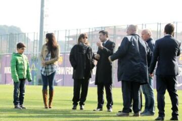 El Barcelona inaugura el 'Campo de entrenamiento Tito Vilanova'