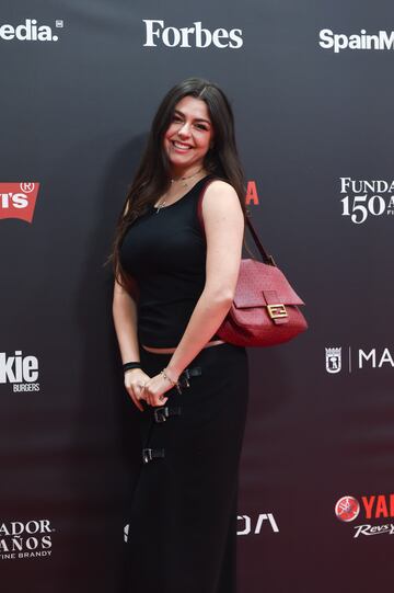 La influencer Bea Carpio posa en el photocall de la primera edición española del festival Forbes 30 Under 30.