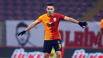 Falcao Garc&iacute;a en un partido del Galatasaray