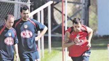 <b>INTENSIDAD. </b>Kezman ayer trabajó fuerte para llegar el domingo.