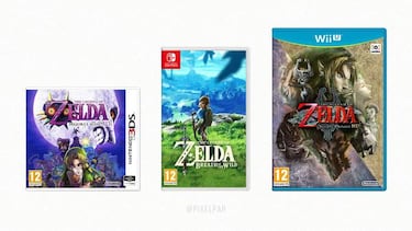 Comparan el tamaño de las cajas de juegos de Switch con 3DS y Wii U