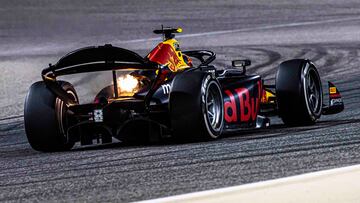 Pepe Martí, con el Campos Racing en los test de F2 en Bahréin.