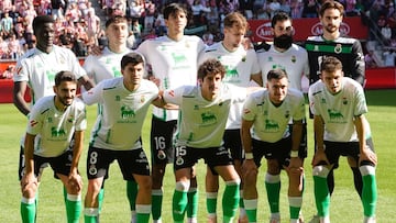 Alineación del Racing contra el Sporting.