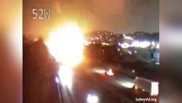 A plane crashed on Nashville’s I-40 highway, immediately going up in flames and killing all five people on board and forcing partial closure of the highway.