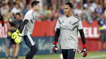 Zidane no confía en Courtois mientras refuerza a Keylor