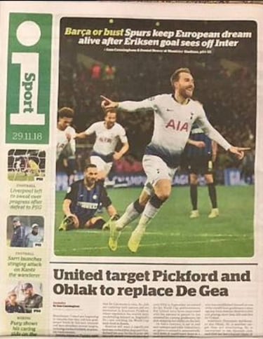 En Inglaterra apuntan a Oblak como sustituto de De Gea