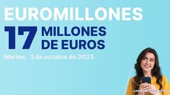 Euromillones: comprobar los resultados del sorteo de hoy, martes 3 de octubre