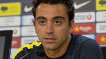 Xavi aplaude la senyera: "El Barça representa a Cataluña"