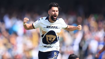 during the 16th round match between Pumas UNAM and Tijuana as part of the Liga BBVA MX, Torneo Apertura 2025 at Olimpico Universitario Stadium, on November 02, 2025 in Mexico City, Mexico.