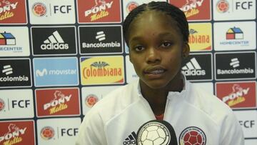 Linda Caicedo, sin presión por ser la figura de la Selección sub 17