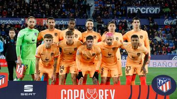 18/01/23 PARTIDO UNICO COPA DEL REY OCTAVOS
ESTADIO CIUTAT DE VALENCIA
LEVANTE - ATLETICO DE MADRID
FORMACION EQUIPO