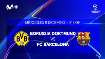 Horario del Borussia Dortmund-Barcelona