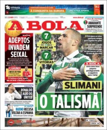 Portadas de la prensa mundial