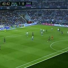 El Barcelona protestó el gol legal de Sandro Ramírez