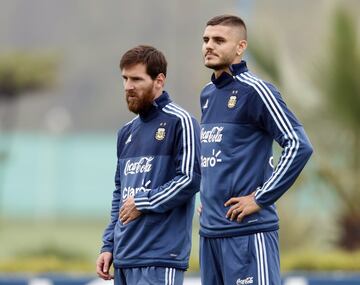 El entrenamiento de la Selección en Ezeiza, en imágenes