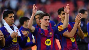 Gavi ha vuelto a jugar 204 días después de su lesión en agosto. 
