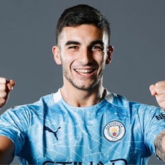 Euforia en el City con Ferran tras su hat-trick a Alemania