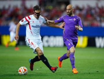 Grzegorz Krychowiak y Borja Valero.