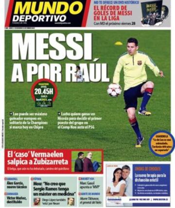 Portadas de la prensa deportiva