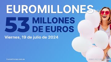 Euromillones: comprobar los resultados del sorteo de hoy, viernes 19 de julio