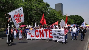 La CNTE confirma paro nacional de 48 horas para los días 13 y 14 en CDMX y otras entidades del país.