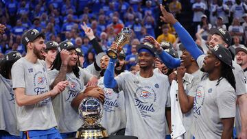After securing their ticket to the NBA Finals for the first time since 2012, the Oklahoma City Thunder now await their championship-series opponents.