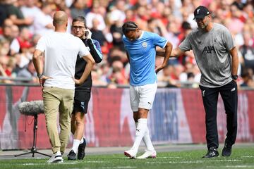 Leroy Sané went off injured