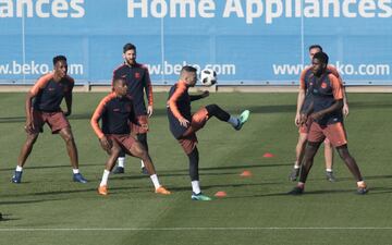 El Barça prepara la final contra el Sevilla