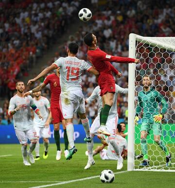 Diego Costa of Spain y Cristiano Ronaldo.