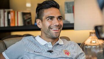 Falcao García en entrevista oficial con la página del Mónaco.