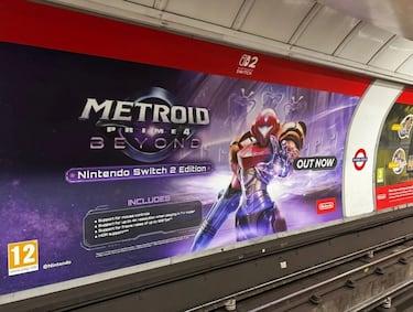 Un cartel publicitario de Metro de Londres indica por error que Metroid Prime 4 ya ha salido a la venta