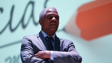 Francisco 'Pacho' Maturana, el antes director técnico de la Selección Colombia y ahora conferencista.