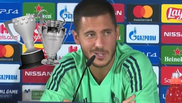 Hazard, contundente en español: "¿Liga o Champions?"