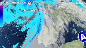 AEMET avisa de lo que sucederá en la antesala de la borrasca Kathleen