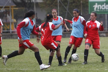 Deportivo Independiente Medellín se prepara para el partido de ida de la final de la Liga Águila Femenina ante América de Cali.