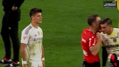 El gesto de Güler con los árbitros al final del partido: no se vio y se hará viral 100%