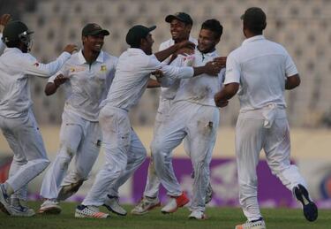 Bangladesh record historic test victory over England