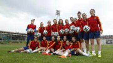 La Selecci&oacute;n Sub-17 esta semana en Las Rozas.