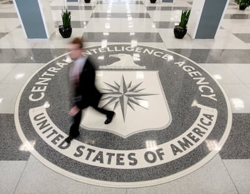 FILE PHOTO: The lobby of the CIA Headquarters Building in Langley, Virginia, U.S. on August 14, 2008. REUTERS/Larry Downing/File Photo