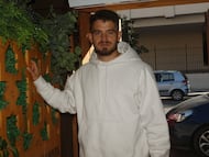 Dani Lorenzo posa para As enel Asador Iñaki.