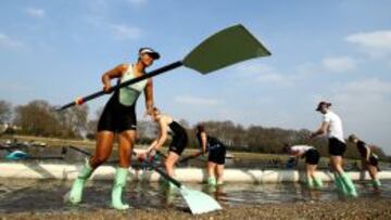 Daphe Martschenko, preparándose para la Oxford-Cambridge.