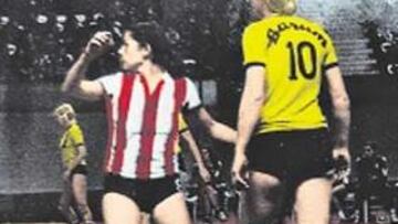 <b>CENTRAL. </b>Inés Sabanés defendió la casaca atlética.