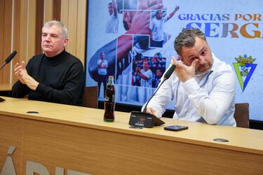 Sergio se despidi¨® entre l¨¢grimas y arropado por la plantilla