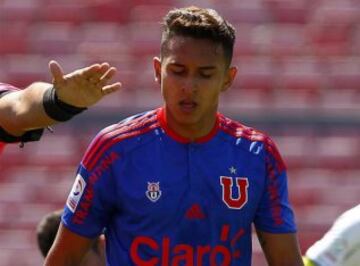 Llegó junto a Villarroel, pero se quedó en el club. Debutó en el primer equipo en marzo de este año ante Colo Colo y luego sumó minutos ante Católica y La Calera. Aún está por ver si logra explotar sus condiciones.