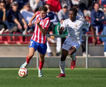 Sergio Esteban, en el derbi contra el Real Madrid. 