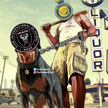 Los memes se ceban con Messi tras la goleada del Al-Nassr