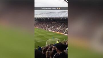 Precioso gesto de los fans del Newcastle con el pequeño Bradley