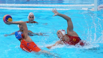 La Selección femenina de waterpolo.